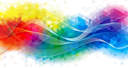 Colorful design on background