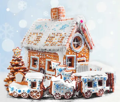 Gingerbread House Christmas Display