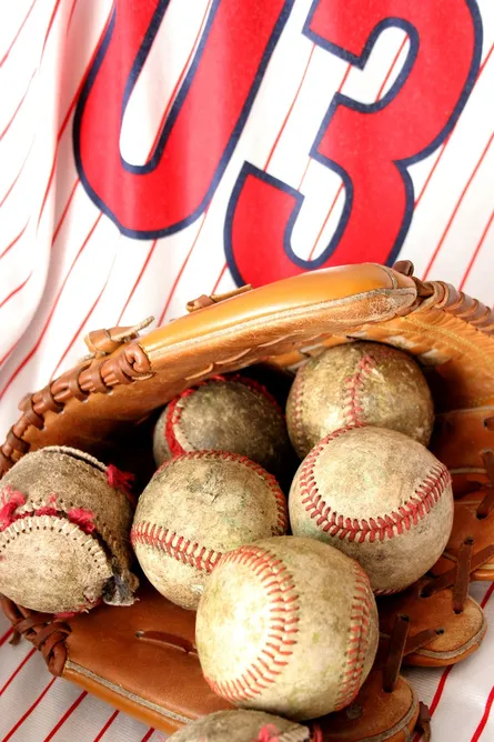 Baseball, baseballs, gloves, mitts