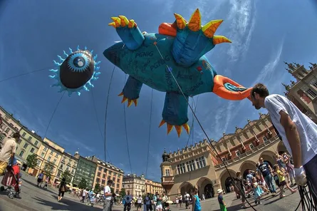 Parade kite in sky