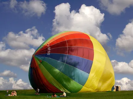 Hot Air Balloon in the Sky