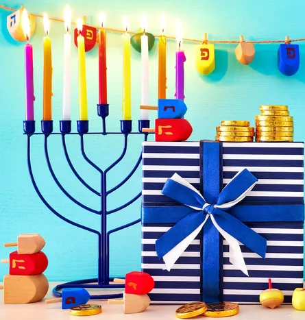 Festive jewish holiday celebration