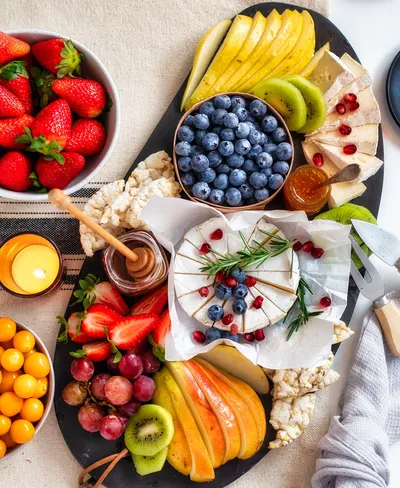 Fruit and Cheese Board
