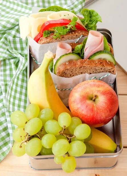 Lunch Time Fruit and Veggie Delight