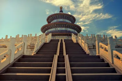 Steps to temple