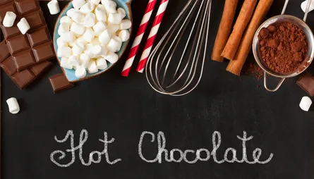 Hot chocolate ingredients