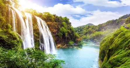 Scenic Waterfall Paradise