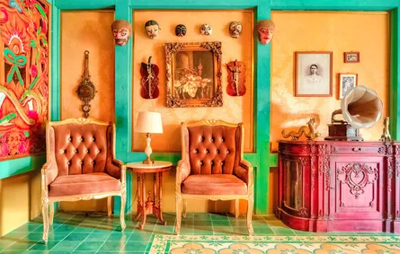 This is an image of a living room