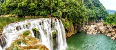 Scenic Waterfall Landscape