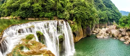 Scenic Waterfall Landscape