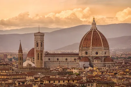 Cathedral at sunset