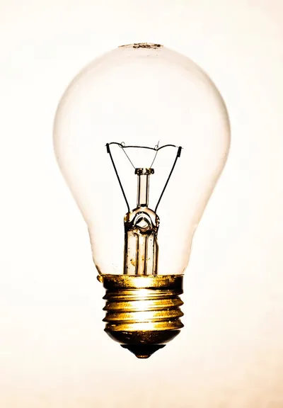 Glowing Lightbulb with Filters