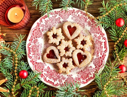 Cookies on plate