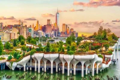 City skyline view