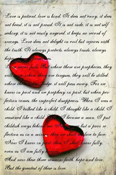 Love Letter with Red Heart