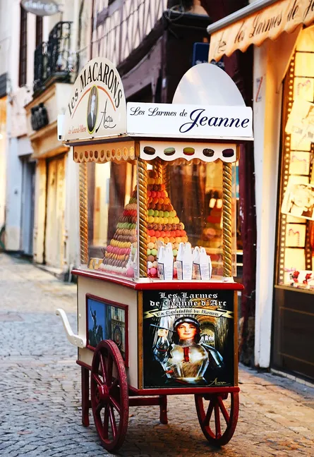 Ice Cream Cart on Street