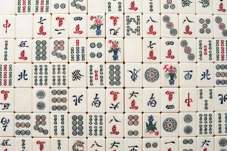 Chinese characters on dice