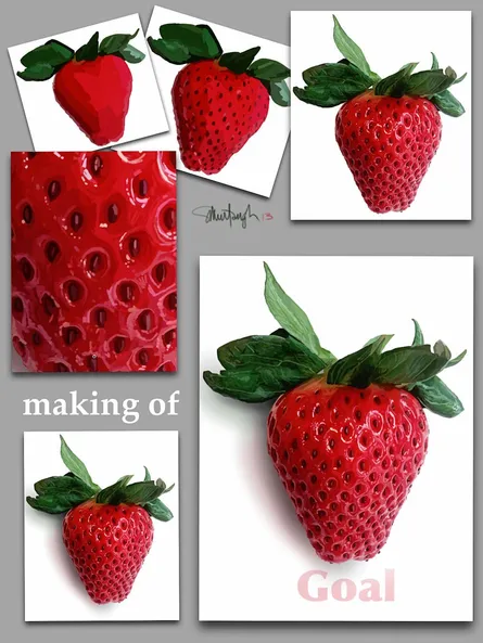Making a strawberry 682 438