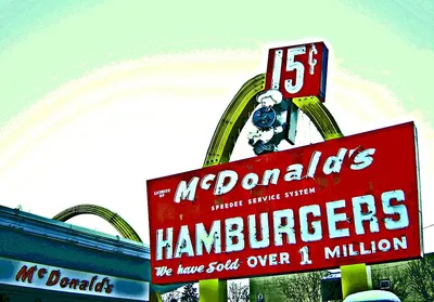 Mcdonald's Hamburger Sign