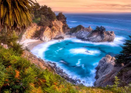Majestic beach view