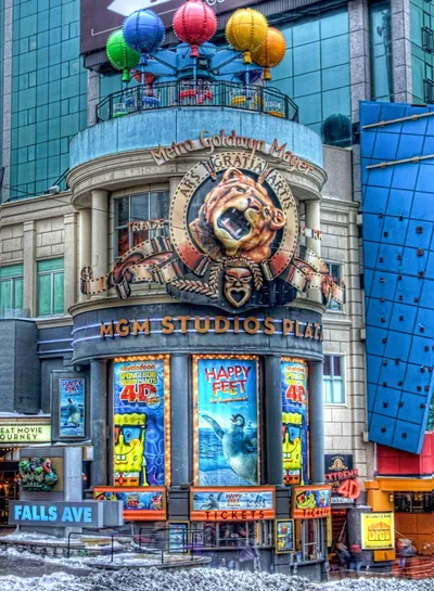 "Carnival Themed Theater Advertisement"