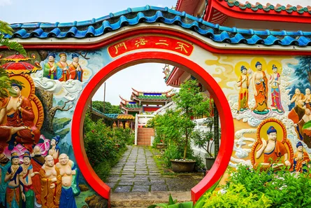 Asian Temple Gateway