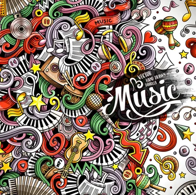 Music is colorful and lively