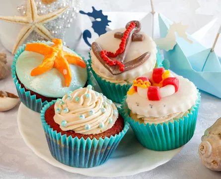 Cupcakes with decorations