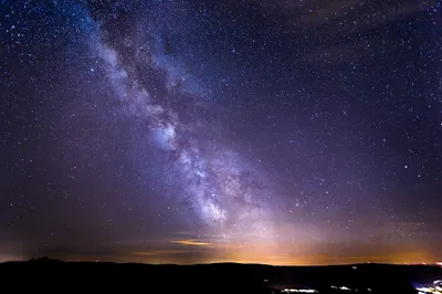 Night sky with stars