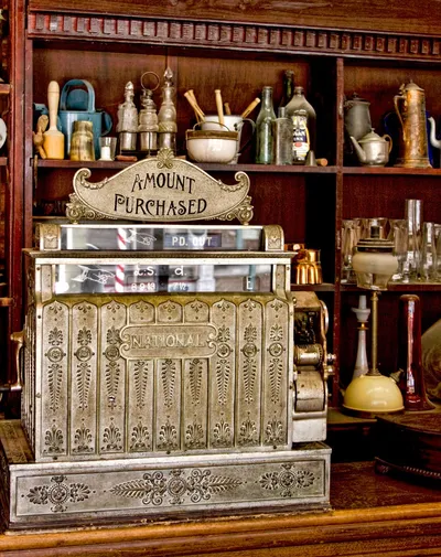 Antique Candy Shop Display
