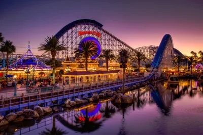 Amusement Park Scene