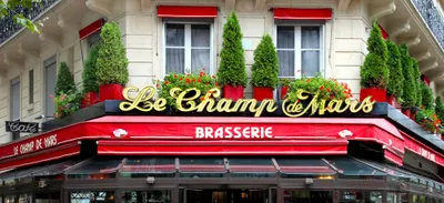 Brass Restaurant Sign