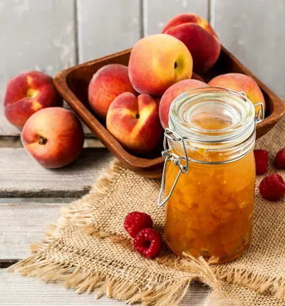 Fresh Fruit and Honey Jar