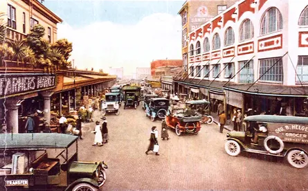 Old city marketplace