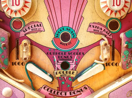 Old pinball machine