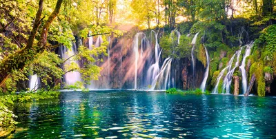 Serene Waterfall Paradise