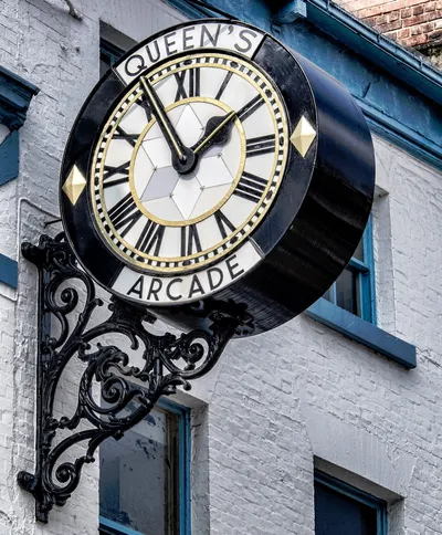 Antique Clock on Building