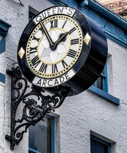 Antique Clock on Building