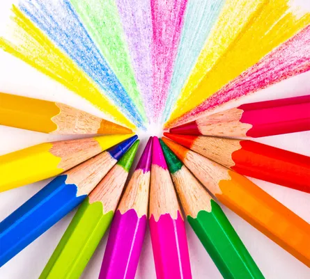 Colorful Pencil Palette