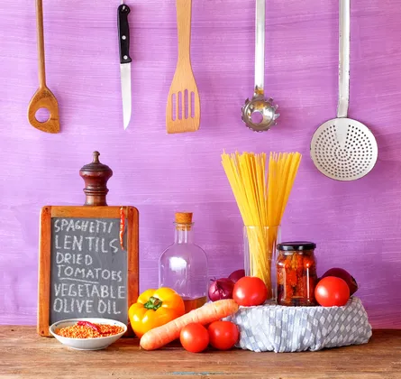 Foods on display