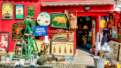 Vintage Shop Display
