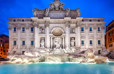Trevi Fountain at Night