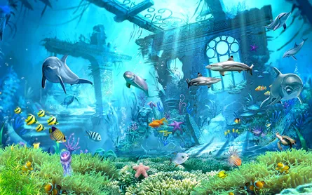 Underwater fish tank