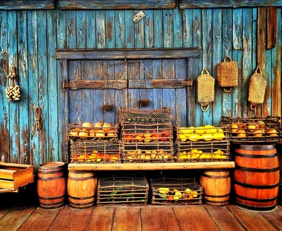 Rustic Market Display