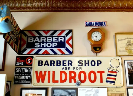 Signs on wall
