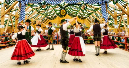 German dancers celebrating