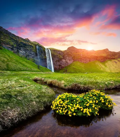 Serene Waterfall