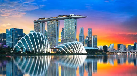 Skyline cityscape sky