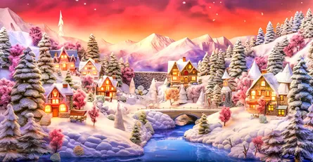 Christmas Village Dreamscape