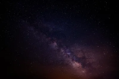 Dark starry night sky